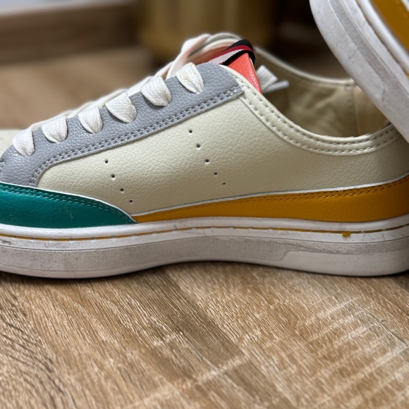 Vegan Basket Lux Low Trainers Superdry Multicolor Sneakers Size 7 - Picture 3 of 10